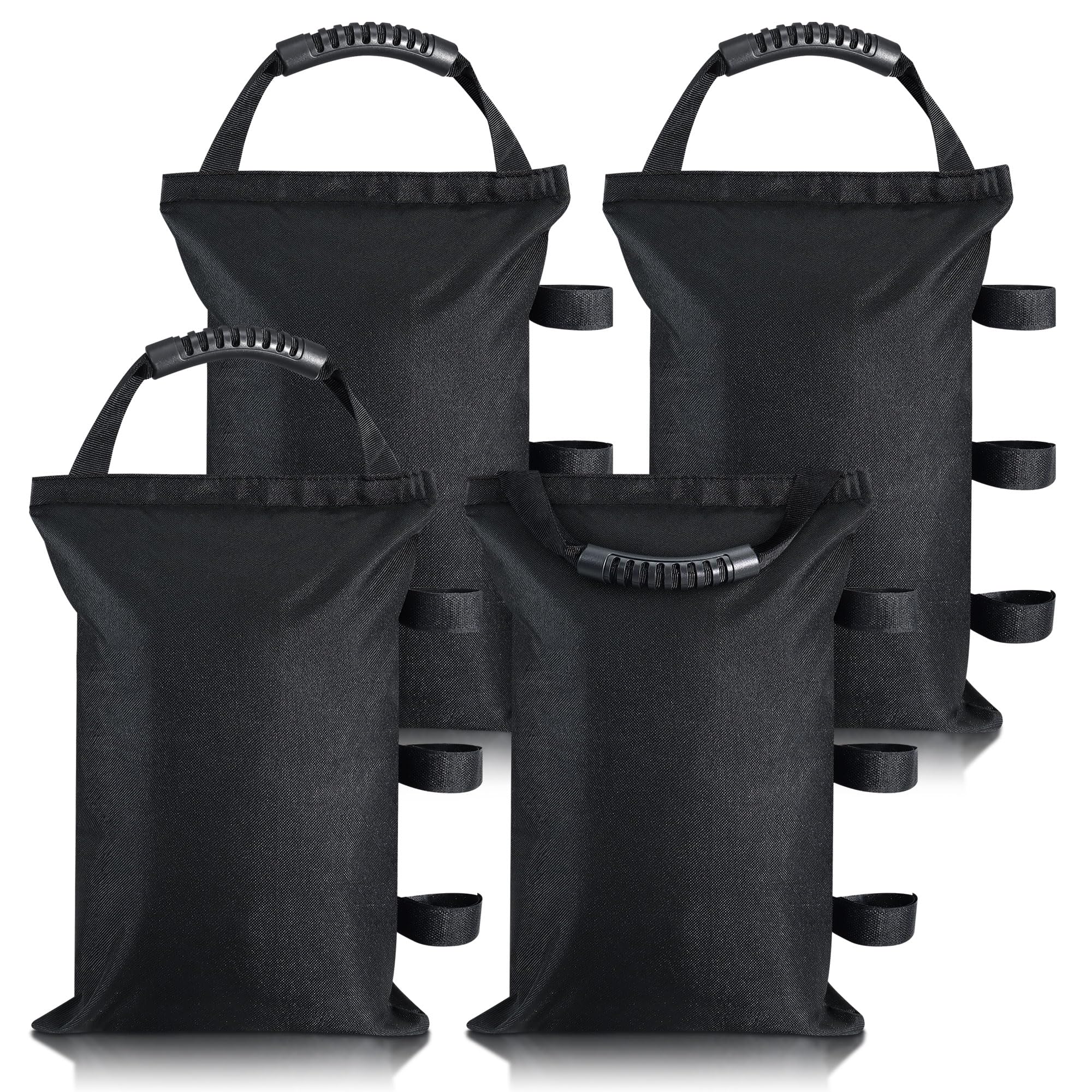 Set of 4 Gazebo Weights Sand Bags Tent Sandbags Industrial Grade 600D Heavy Duty Marquee Weight Bag Gazebo Leg Weights Bags Parasol Weights Bag for Any Pop Up Tents Canopy Umbrella (Sand not included) โ image 1