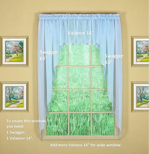 Vista 76 de Today's Curtain - Cortina Emelia de gasa original, panel de 84 pulgadas, negro, 60 pulgadas de ancho x 84 pulgadas de largo