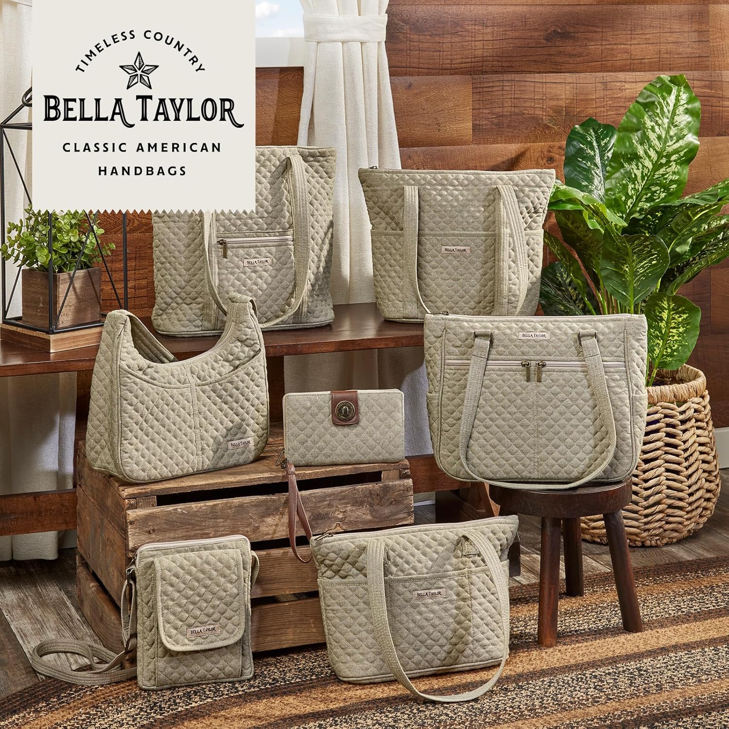 Bella Taylor Essentials Crossbody Purse with Built In Wallet - Image 6