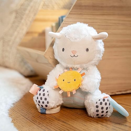 Miniatura 6 de Ingenuity Calm Springs - Mordedor de felpa Activity Pal sin BPA, telas multitextura, color Sheppy