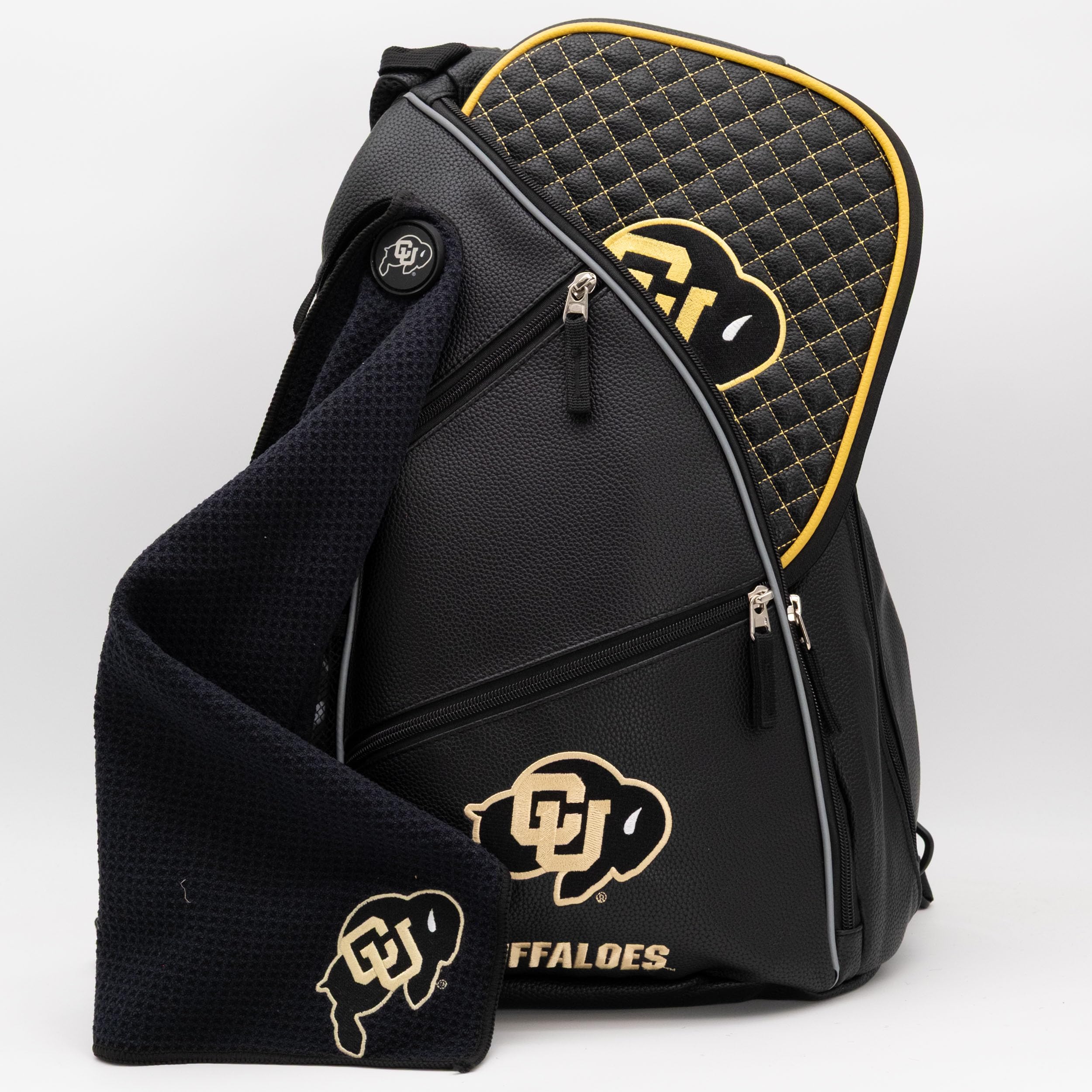 Team Golf Mochila de piel sintética, varios colores del equipo, grande