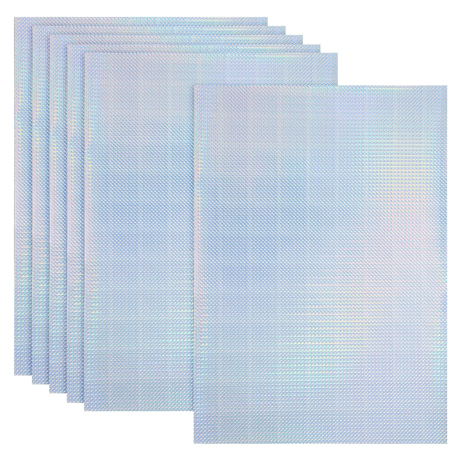 PATIKIL 12x8 Inch Printable Holographic Sticker Paper, 6 Sheets Vinyl Sticker Paper A4 Waterproof Quickly Sticker for Laser Printer Inkjet Printer, Reptile Pattern
