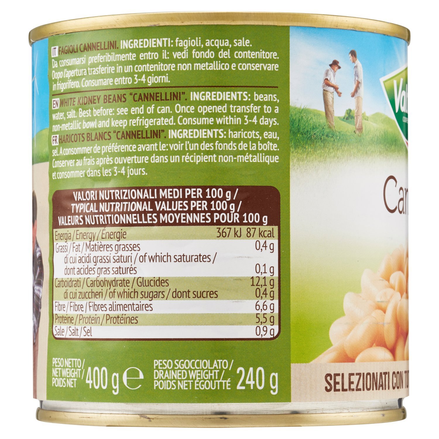 Valfrutta Cannellini - 400 gr