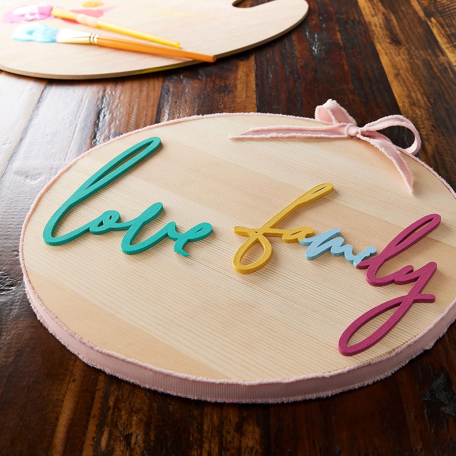 Make Market 12" Unfinished Wooden Circle Plaque, 8 Pack