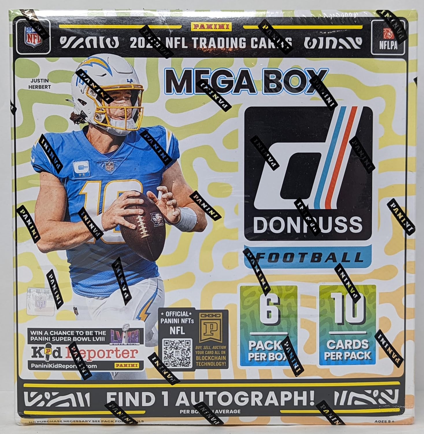 2023 Panini Donruss Football Mega Box - 1 Autograph (60 Cards Total)