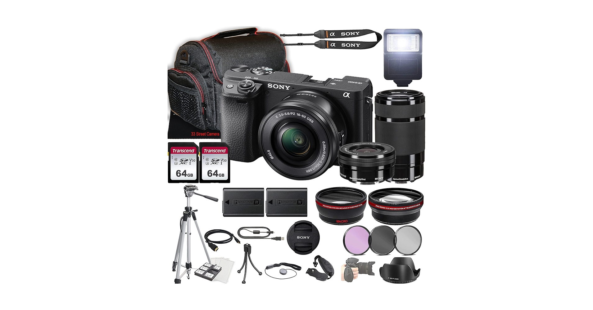 Amazon.com : Sony a6400 Mirrorless Camera w/E PZ 16-50mm f