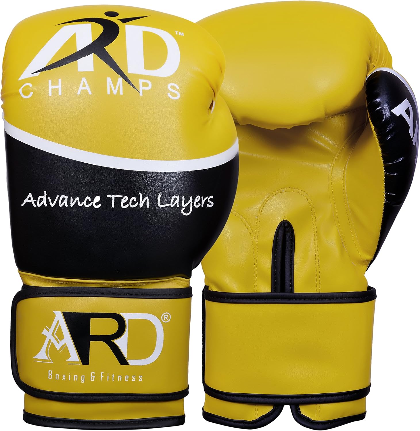 ARD Art Leather Boxing Gloves Fight Punching MMA Muay Thai Kickboxing : Sports & Outdoors