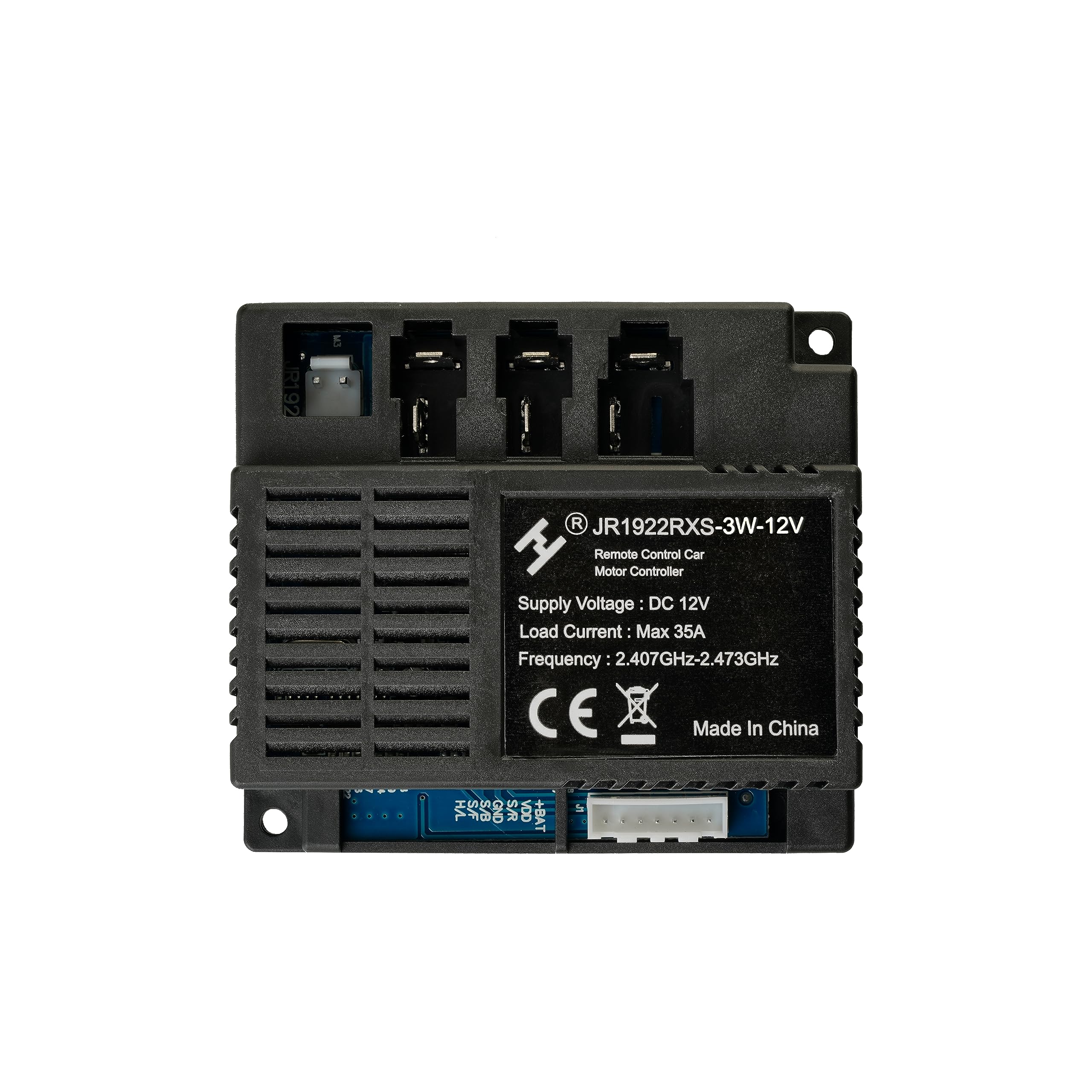 JR1922RXS-3W-12V Control Box for Kid Powered Ride On Tractor, Receiver Match 2.4G Bluetooth Remote Control Motherboard Ride On Car Replacement Parts