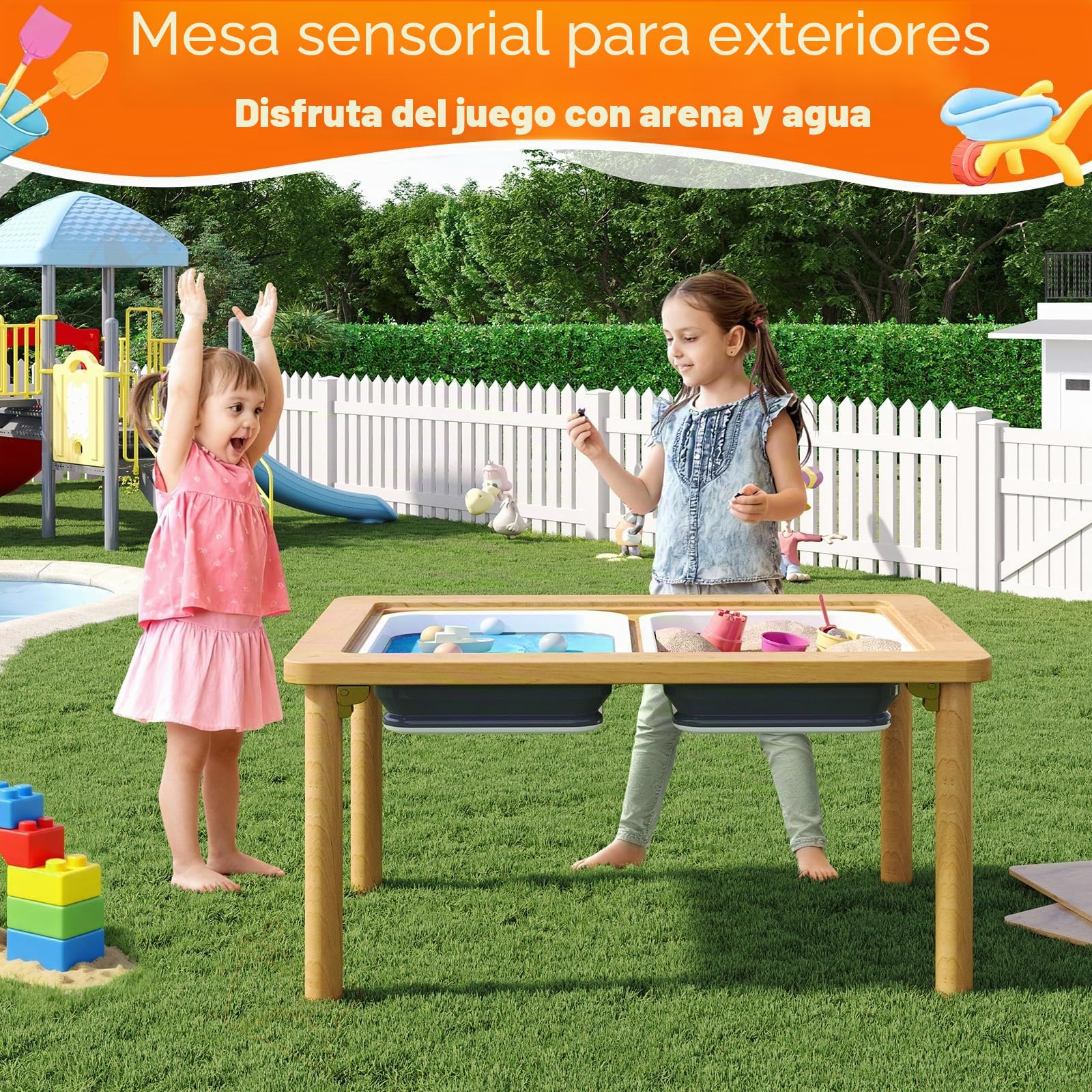 FUNLIO Mesa sensorial: Plegable