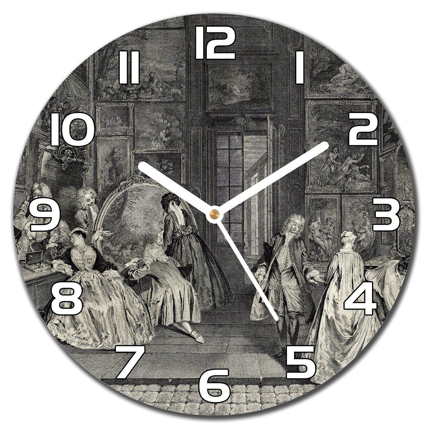 Horloge en verre salon vintage victorien pour une ambiance chaleureuse