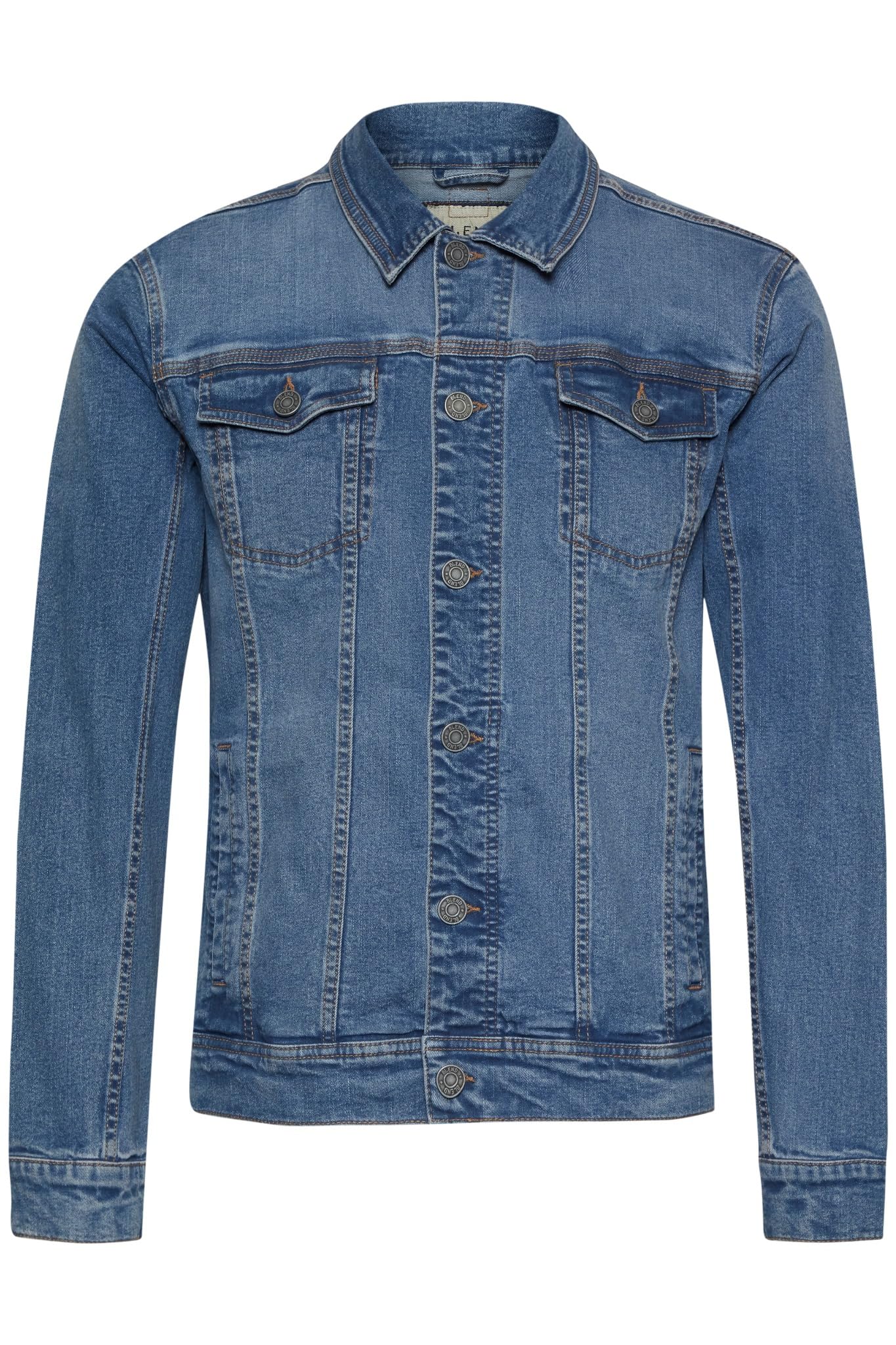 BLEND Jeansjacke BHNARIL – Herren, Slim Fit, XXL, Denim Blau