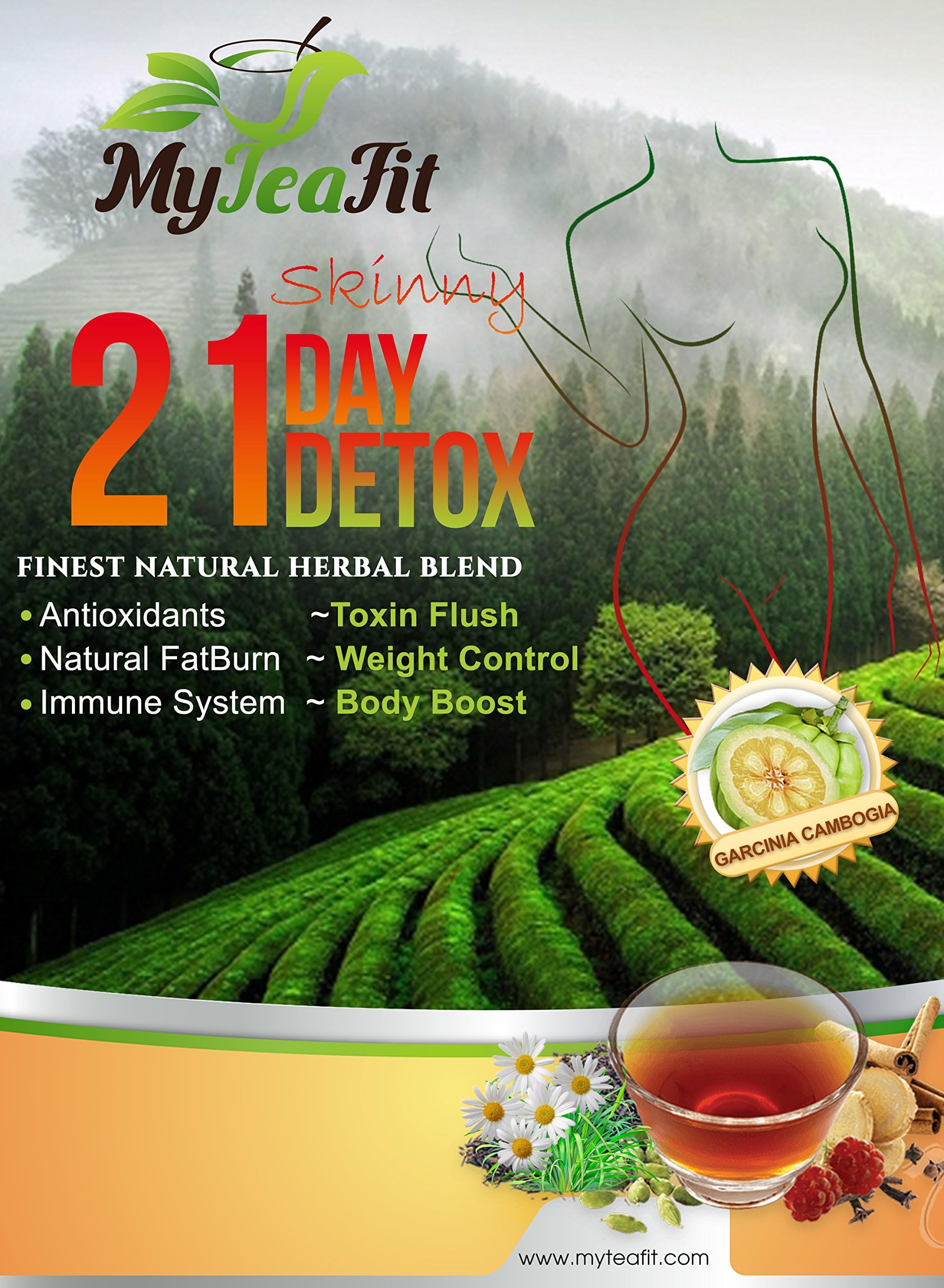 Detox & Cleanse Your Body 21 Days Enjoy Our Great Tasting Premium Finest Blend Of Herbal Tea Give Your Digestive System A Treat Curb Your Appetite With All Natural Feel Good & Look Great Healthy Tea!
