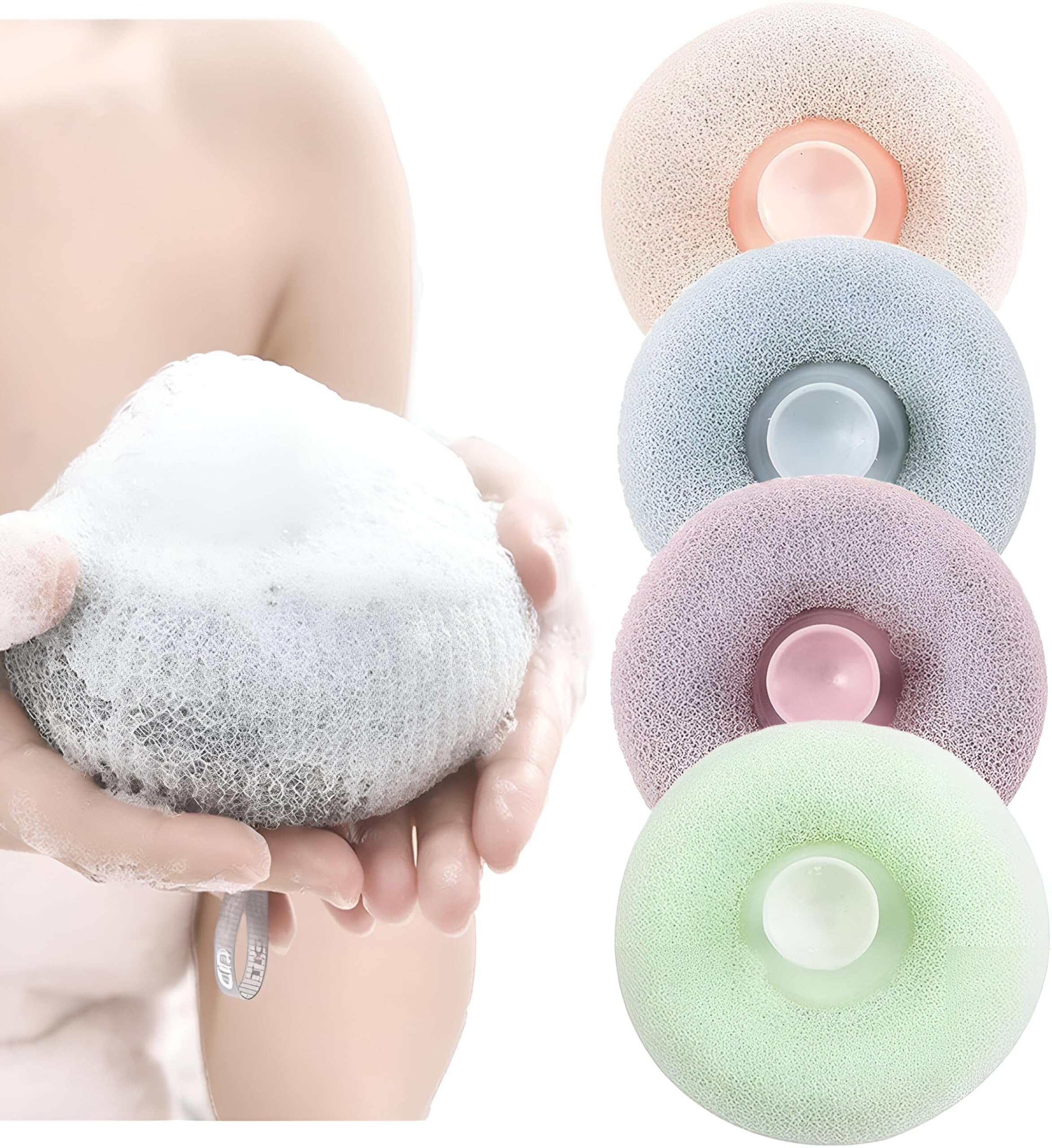 KESHAVAM Silicone Loofah with Handle – Soft Exfoliating Shower Scrubber for Body, Quick Foaming & Deep Cleansing Loofah Brush – Gentle Body Scrubber for Women & Men, Reusable & Hygienic (pack of 1)-image-10