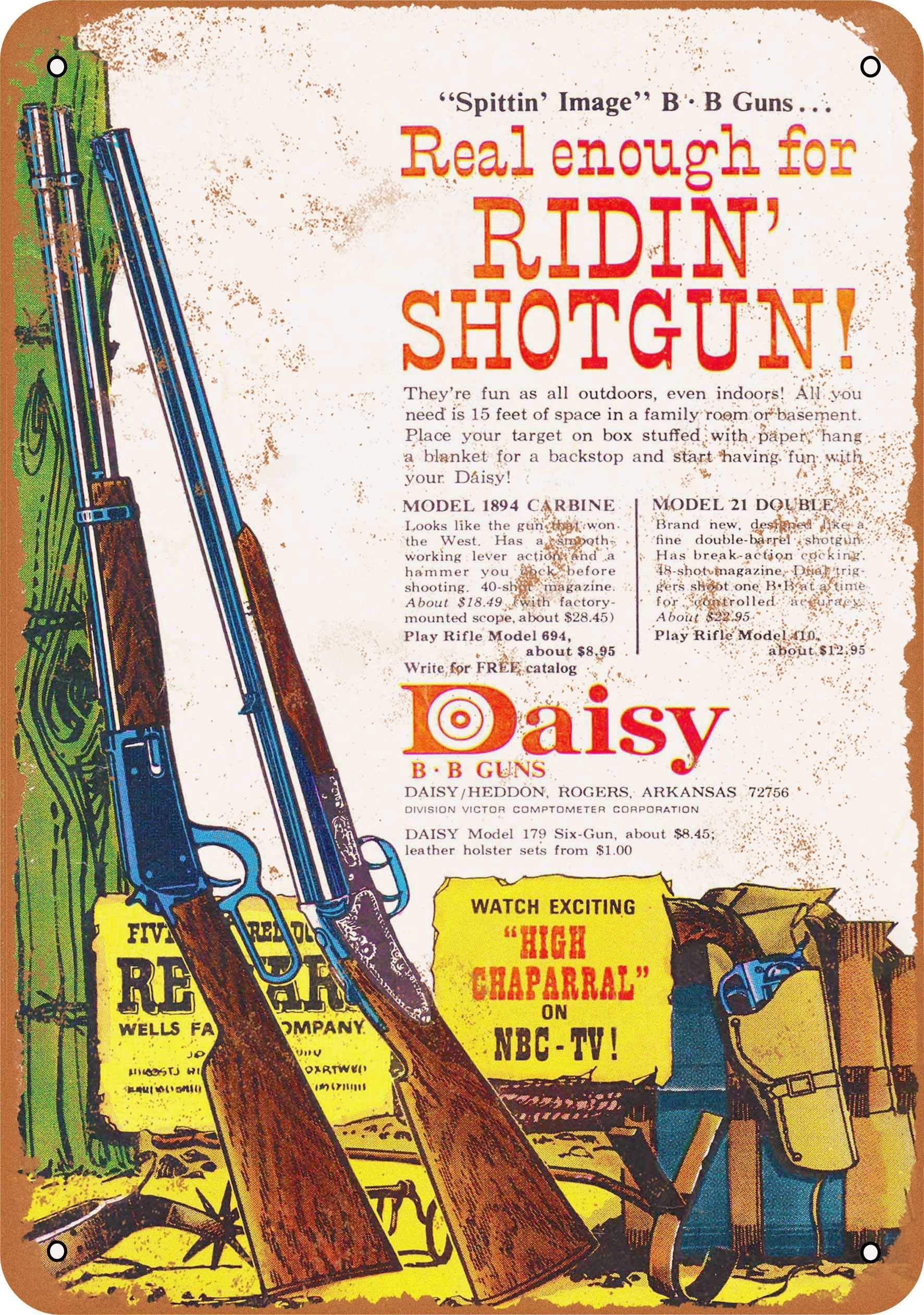 Daisy Bb Guns Metal Tin Sign 8x12 inches