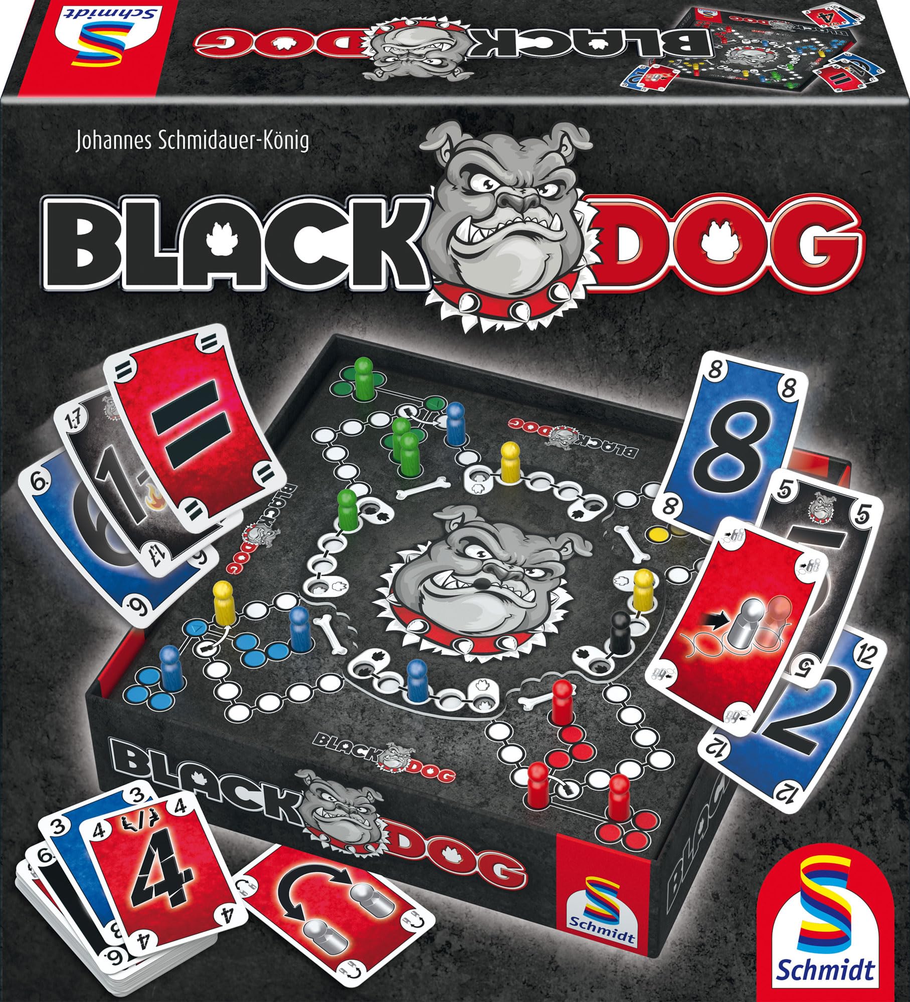 Schmidt Spiele 49323 Black DOG, Familienspiel Single