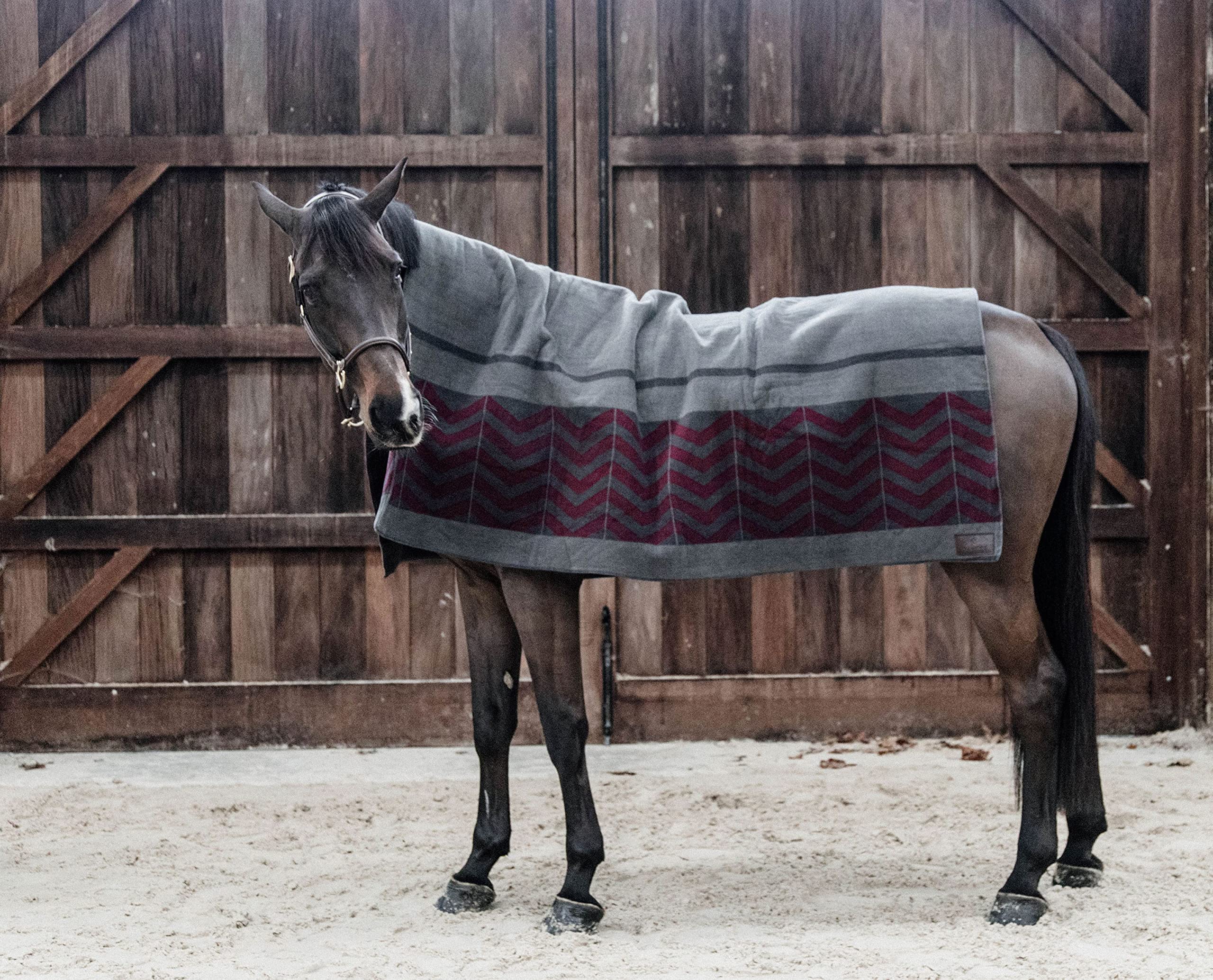 Kentucky Manta Cuadrada para secador de Caballos Heavy Fishbone