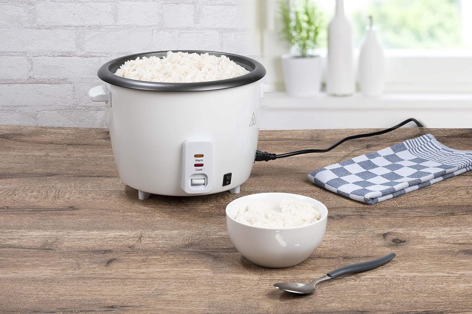 Non-stick inner pot with measurement markings