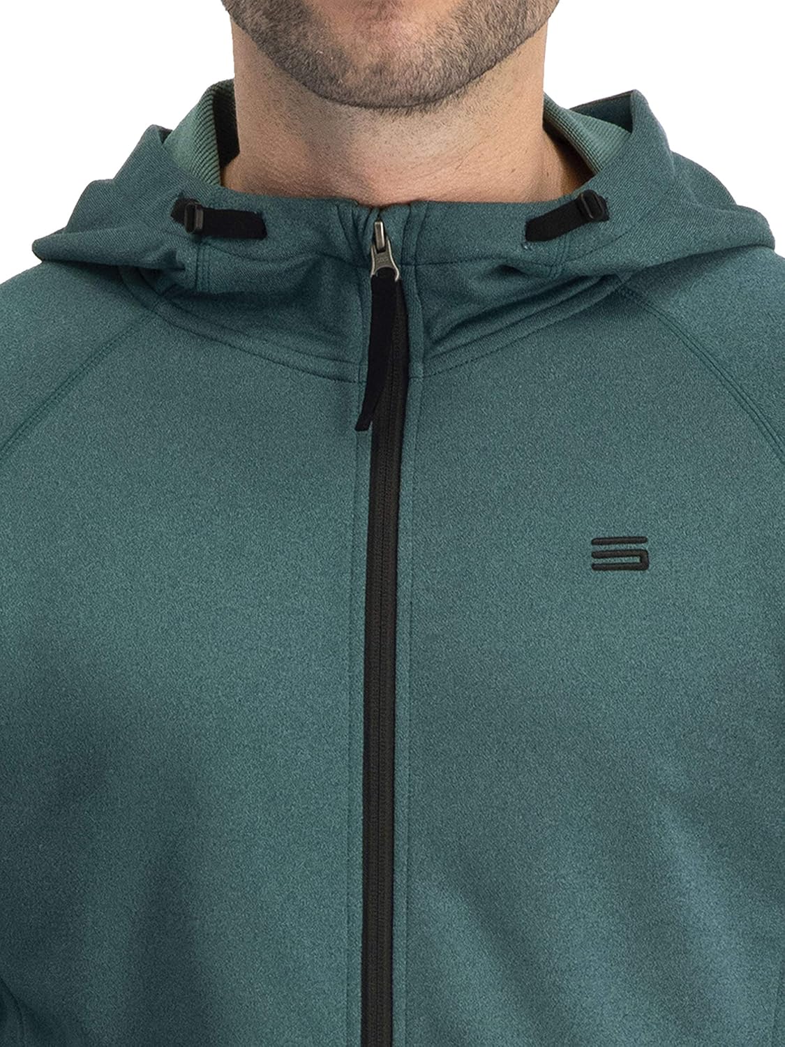 Three Sixty Six Sweatshirts for Men Zip Up Hoodie - Dry Fit Full Zip Jacket, French Terry Fabric : Sports & Outdoors