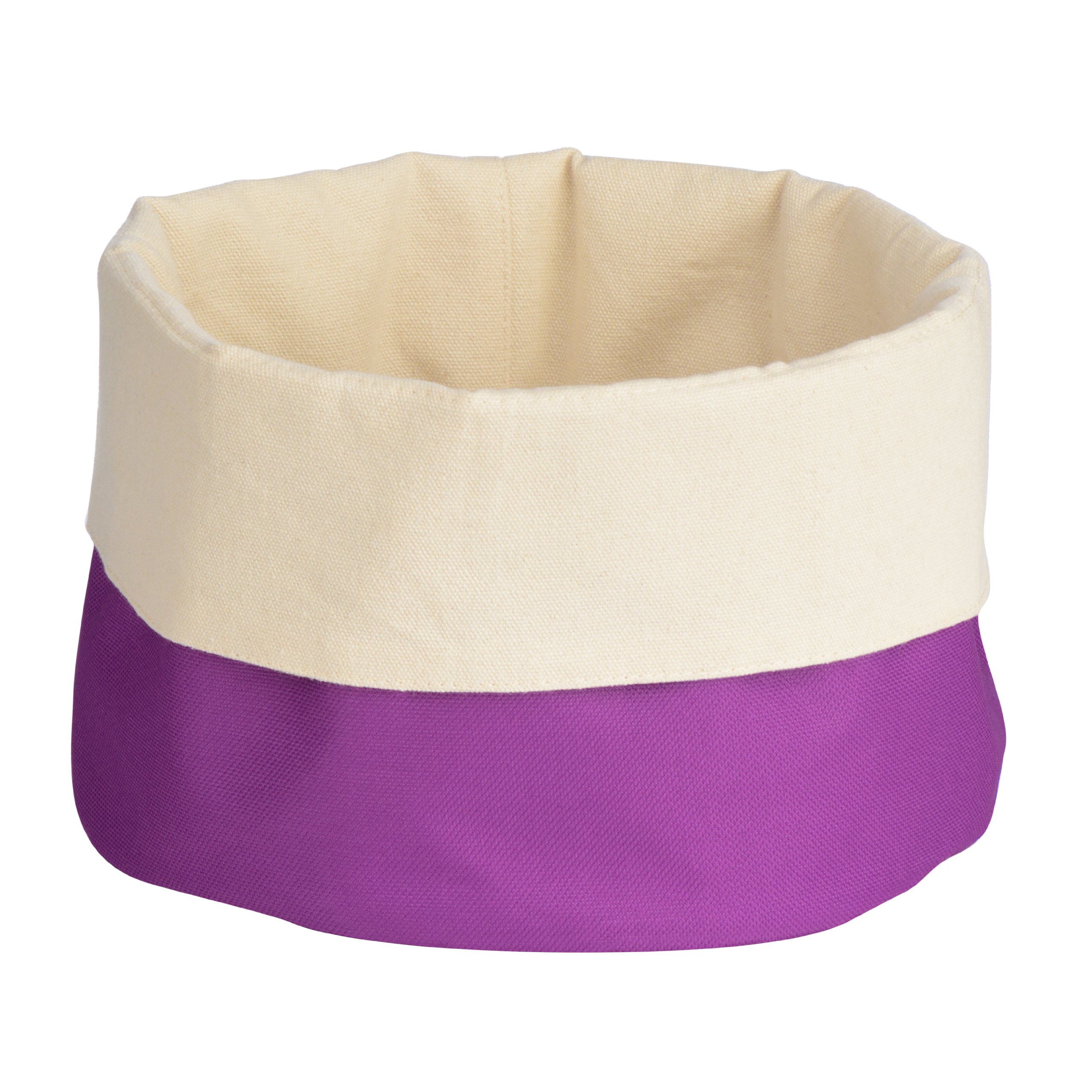 Premier Housewares Bread Basket, Purple/Cream