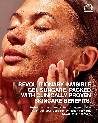 Miniatura 7 de DUNE Suncare The Mug Guard - Gel protector solar invisible transparente para rostro - Amplio espectro SPF 30 protección UVAUVB, loción solar