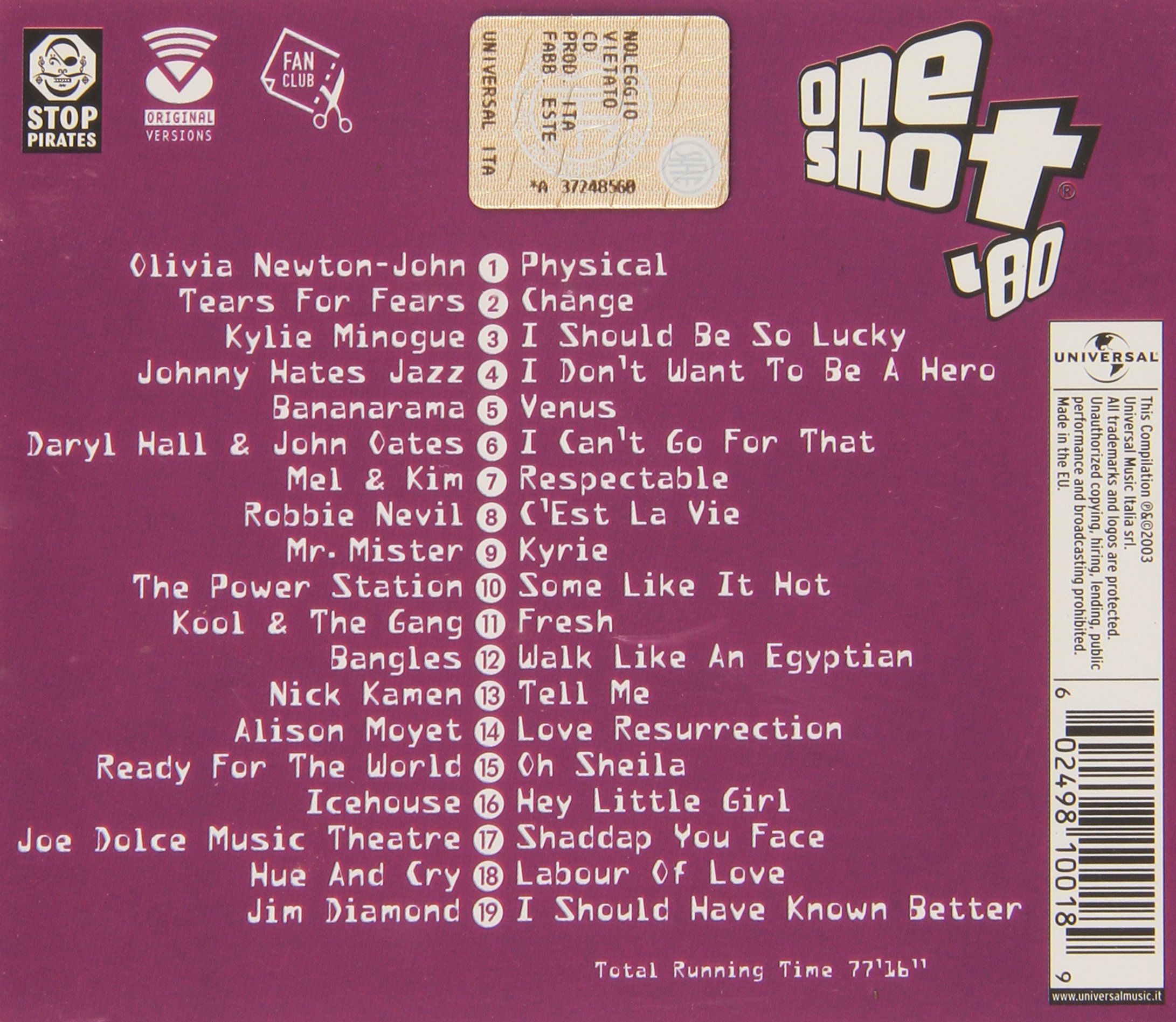 One Shot'80 Vol.16
