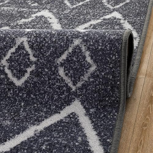 Miniatura 7 de Antep Rugs - Alfombras antideslizantes de 3 x 5 pies (antideslizante) con parte trasera de goma, de estilo antiguo, bohemio, marroquí y con pelo