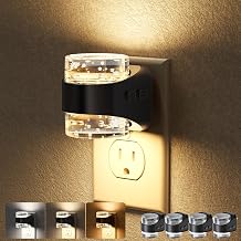 Briignite LED Night Lights Plug into Wall[4 Pack] Dimmable Night Light