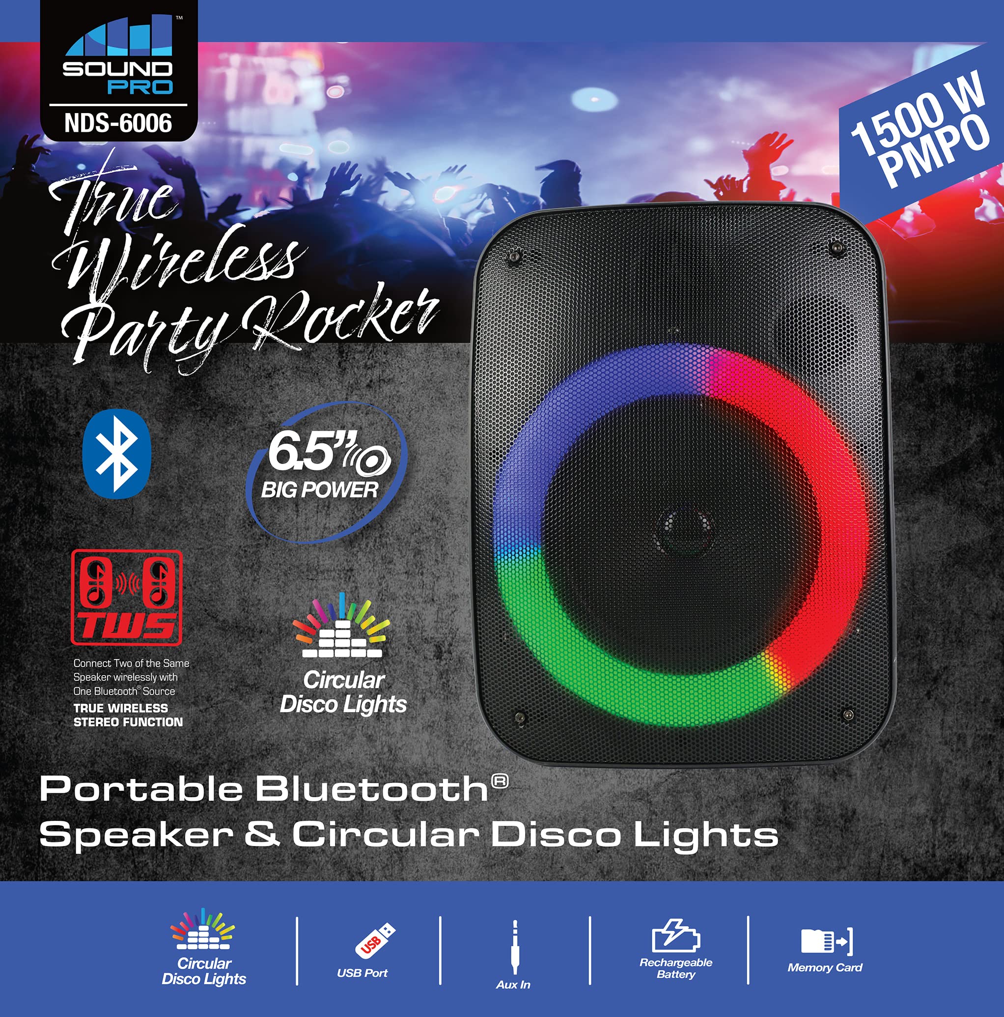Amazon.com: Naxa Electronics NDS-6006 Portable Bluetooth Speaker