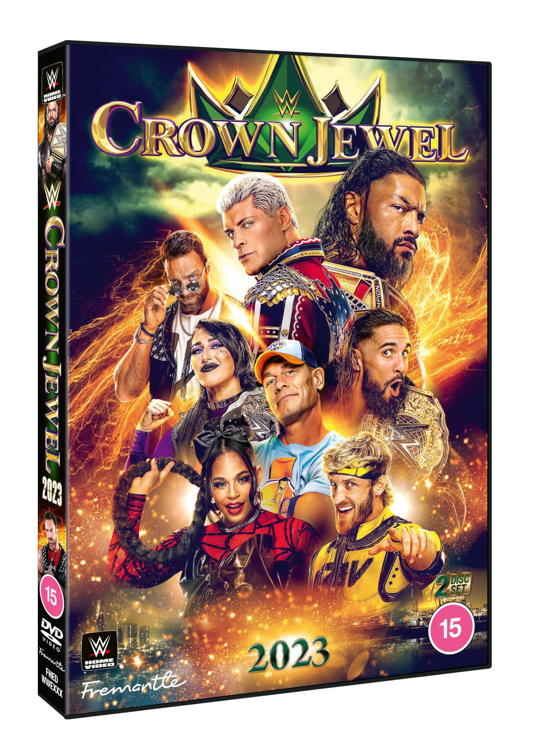 The Crown Jewels　(Special Edition)　限定版 WWE: Crown Jewel 2023 [DVD]: Amazon.co.uk: Roman Reigns, LA Knight