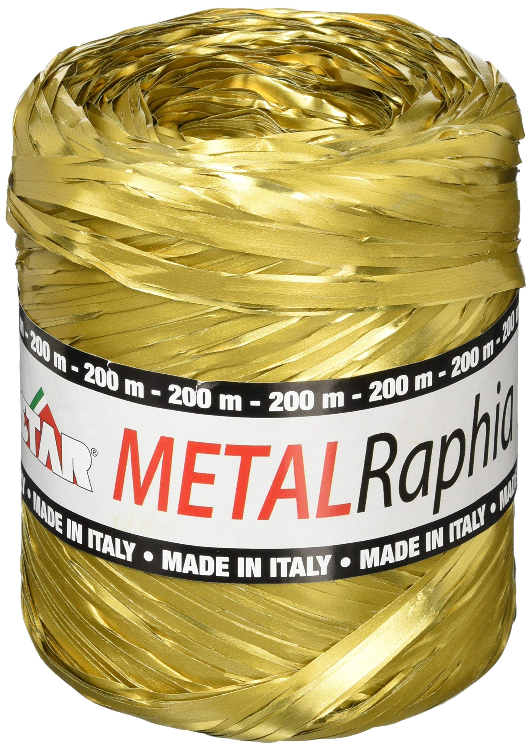 Rotolo Raffia Sintetica Gialla - 5 Mm X 200 Metri, Per Decorazioni, Fai Da Te, Pacchi Regalo - Foto 12