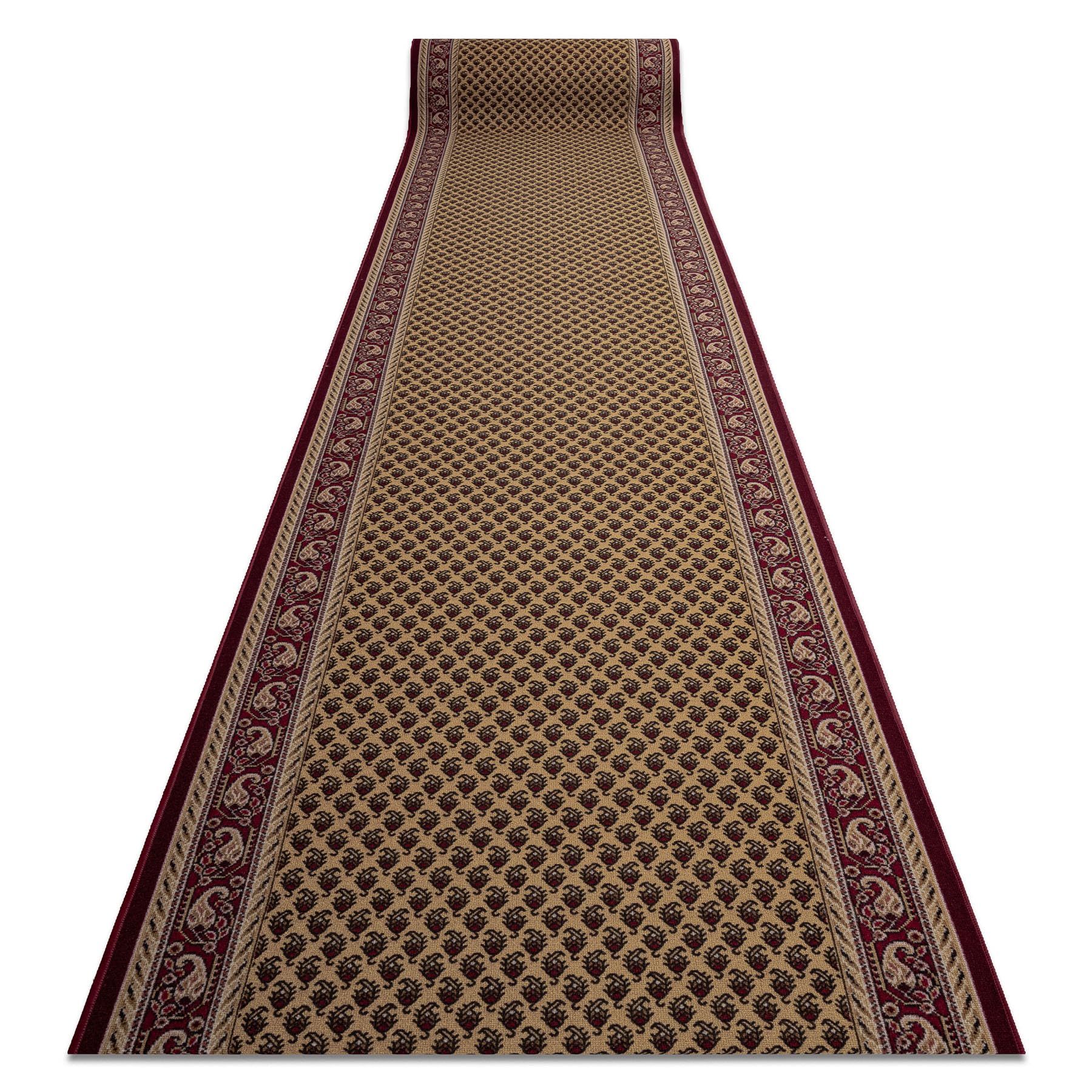 rugsx Tapis de Couloir Inca - Antidérapant, Classique et Durable, idéal pour la Cuisine, Le Hall et Le Couloir, Beige 67x200 cm