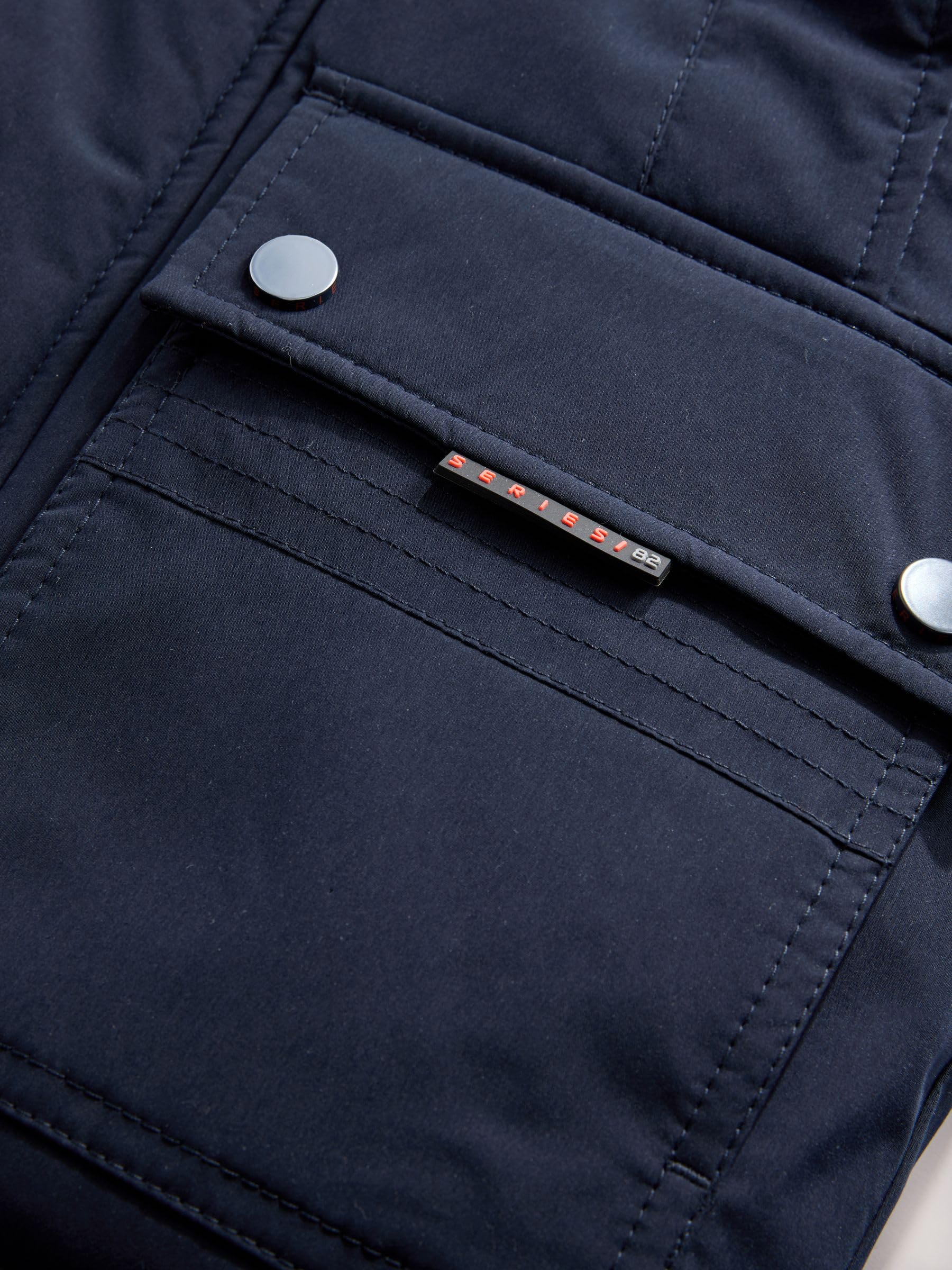 NEXT Ragazzo Parka impermeabile pesante con finiture in pelliccia sintetica | Bambino, Standard, Zipper, Lavabile in lavatrice