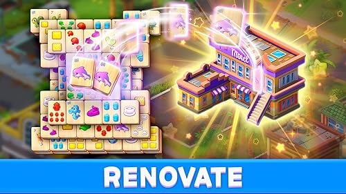 Mary's Mahjong: Renovate The Town And Match Tiles In This Puzzle Majong Game! Build And Design Houses In This Paradise City! #TOP3
