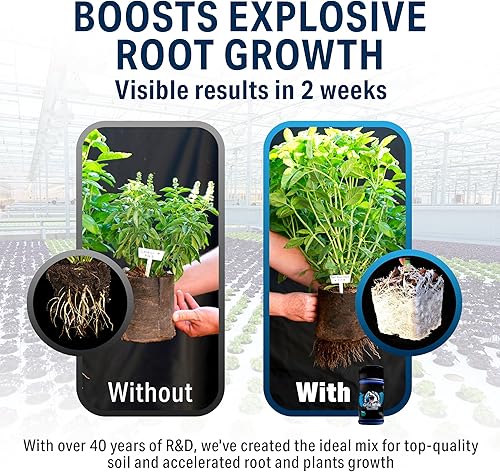 Miniatura 4 de Hongos micorrícicos Great White de 4 oz, bacterias beneficiosas para el crecimiento de plantas, estimulador de raíces, fórmula concentrada 3-en-1 de