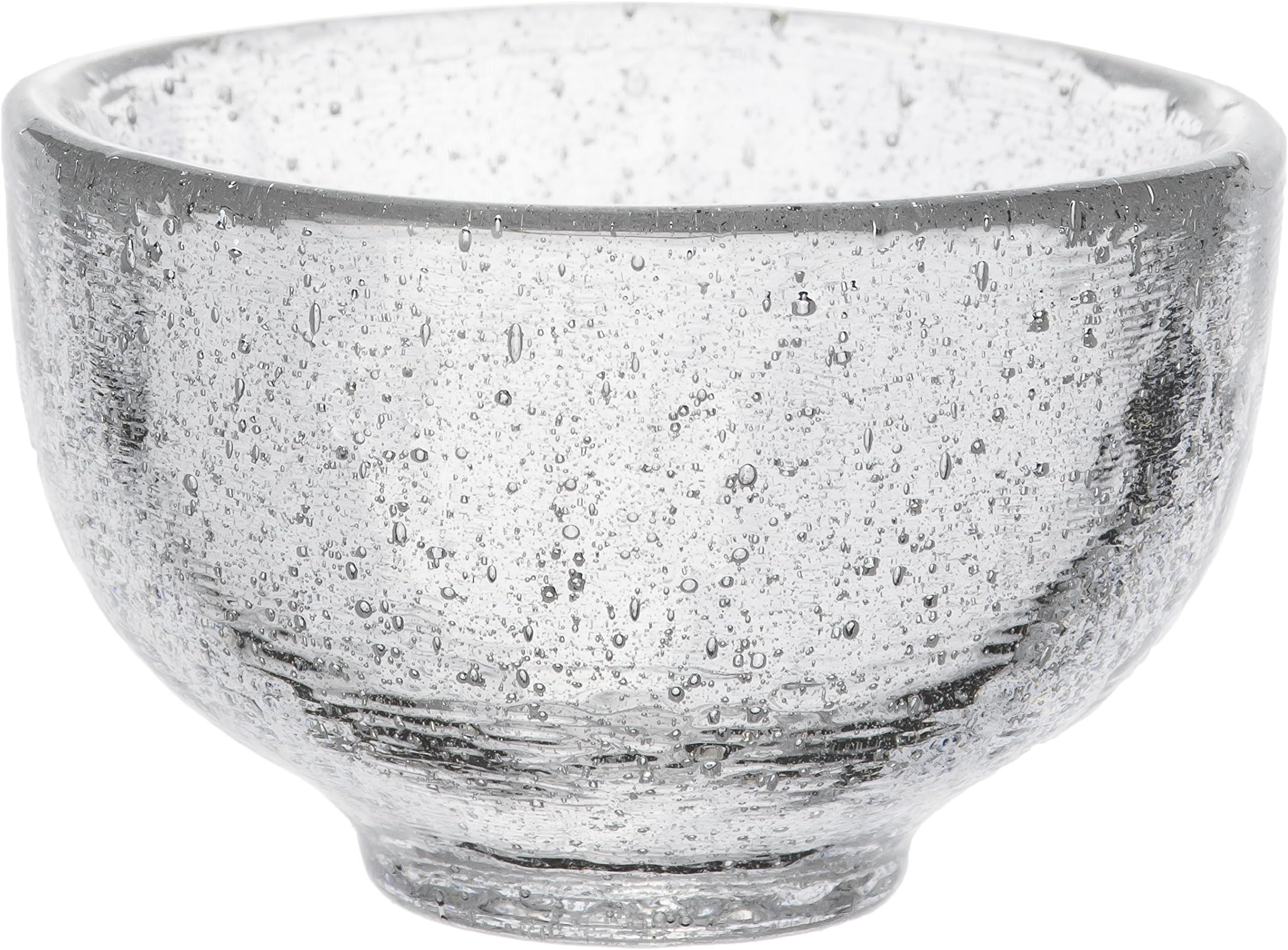 Yoshitani Glass YO-461 Edo Glass, Light Snow, Guinomi, 1.0 fl oz (30 ml)