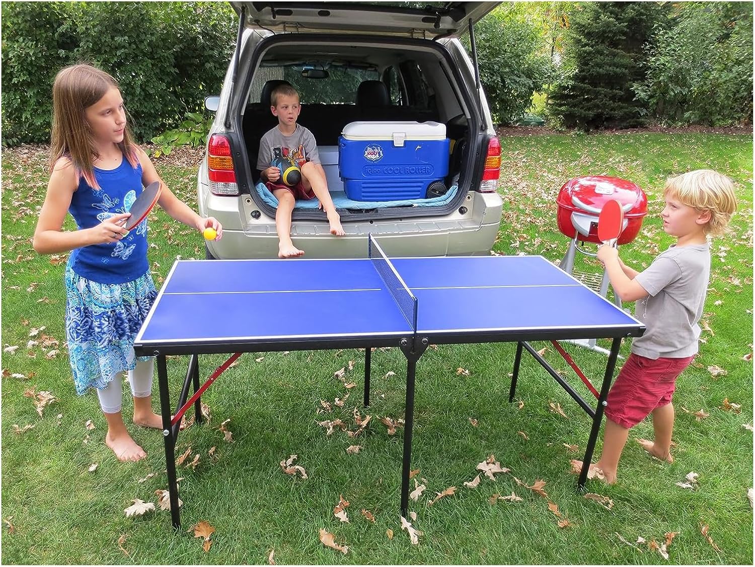 Table Tennis Table, Indoor and Outdoor Folding Mobile Table Tennis Table, The Perfect Small Space Solution