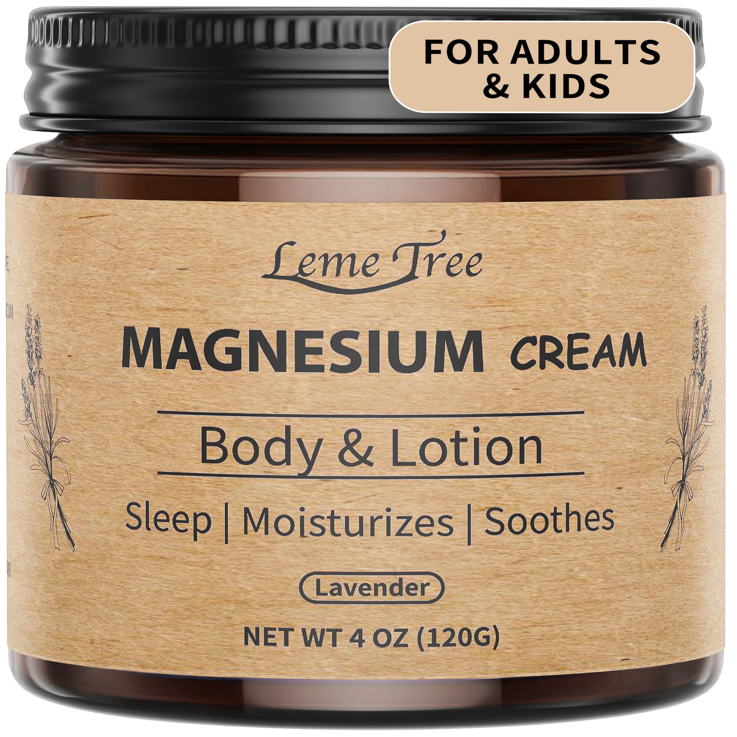 Amazon.com : LemeTree Magnesium Cream, Topical Nighttime Magnesium