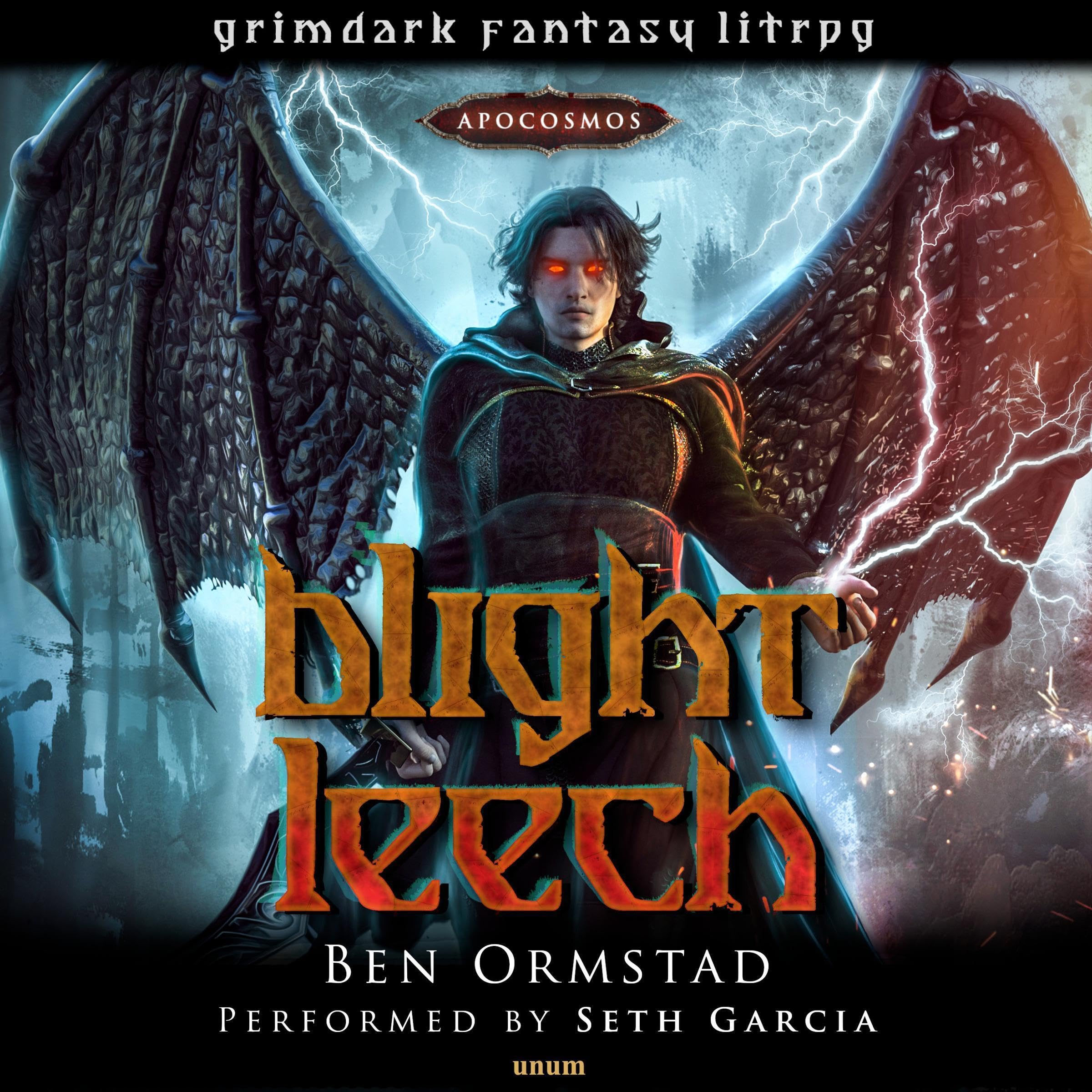 Cover art for Blight Leech - A Grimdark Fantasy LitRPG
