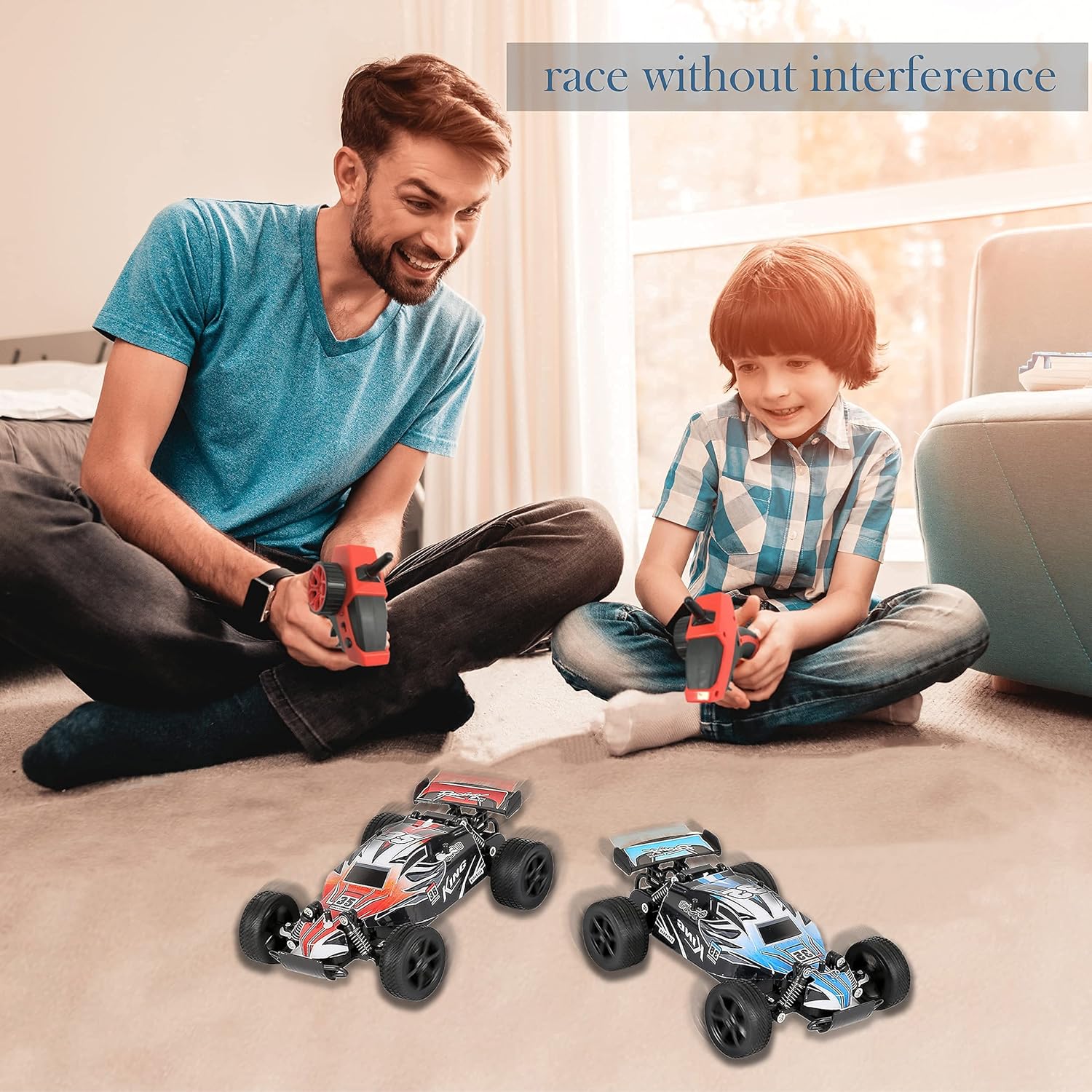 Remote Control Cars, 1:18 Scale 2.4GHz Fast Rc Car with 3 Rechargeable Batteries, 90+ Mins Play, Hobby Drift Rc Cars for Boys Age 8-12 : Toys & Games