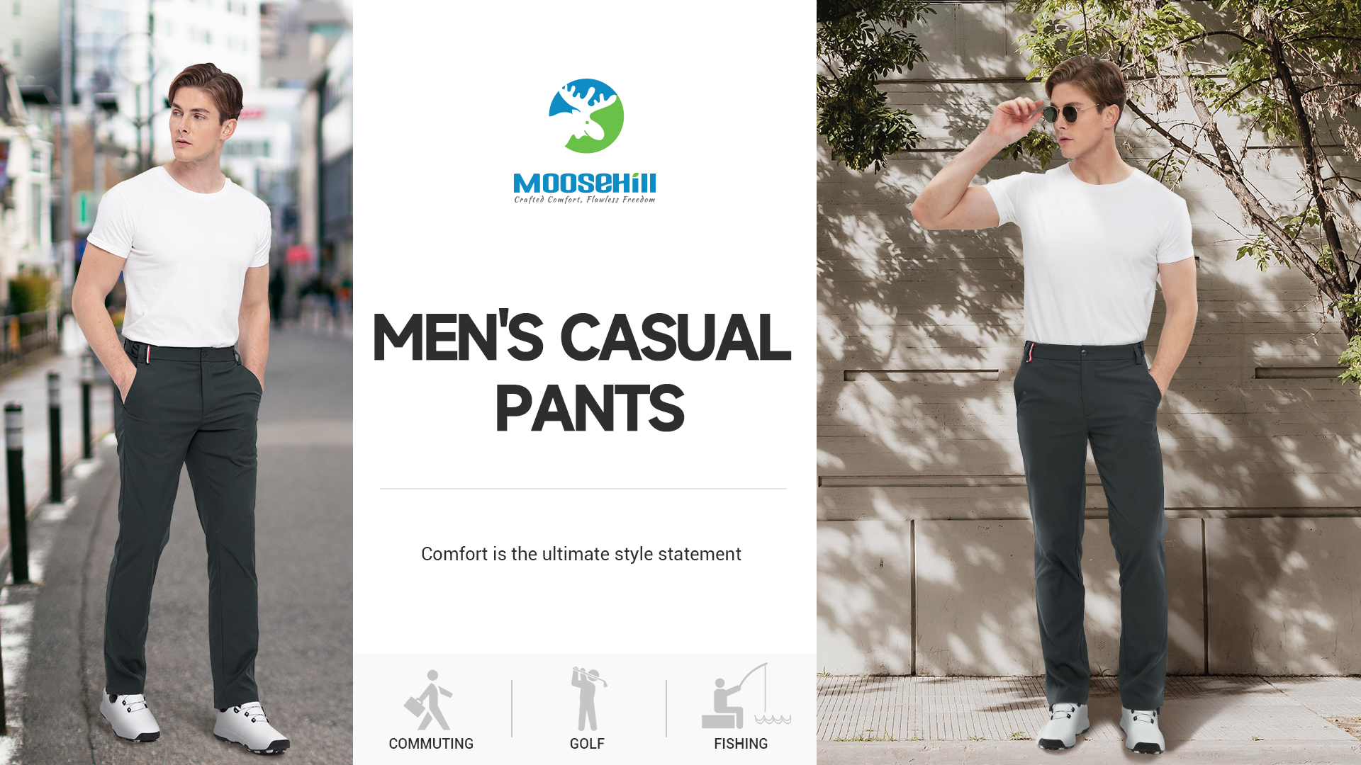 メンズウェア Cqh/Golf ADJUSTABLE WARM PANTS CHACOAL Cqh/Golf ADJUSTABLE WARM PANTS CHACOAL