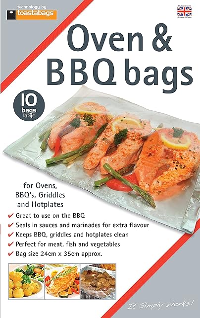 Toastabags Oven and BBQ Bags, Transparent, Pack of 10, Unknown