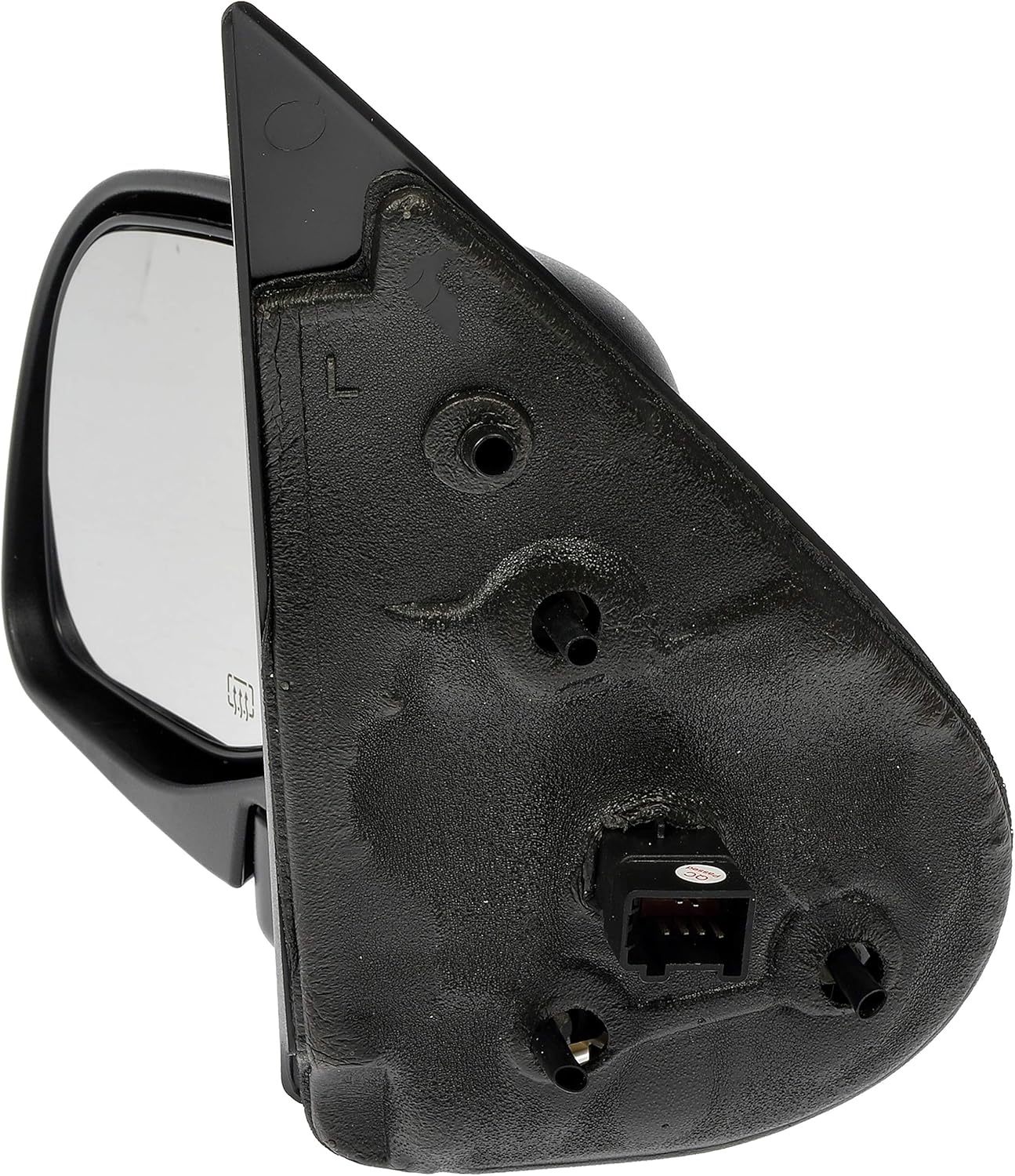 Dorman 955-048 Driver Side Power Door Mirror - Heated / Folding Compatible with Select Ford / Mercury Models, Black