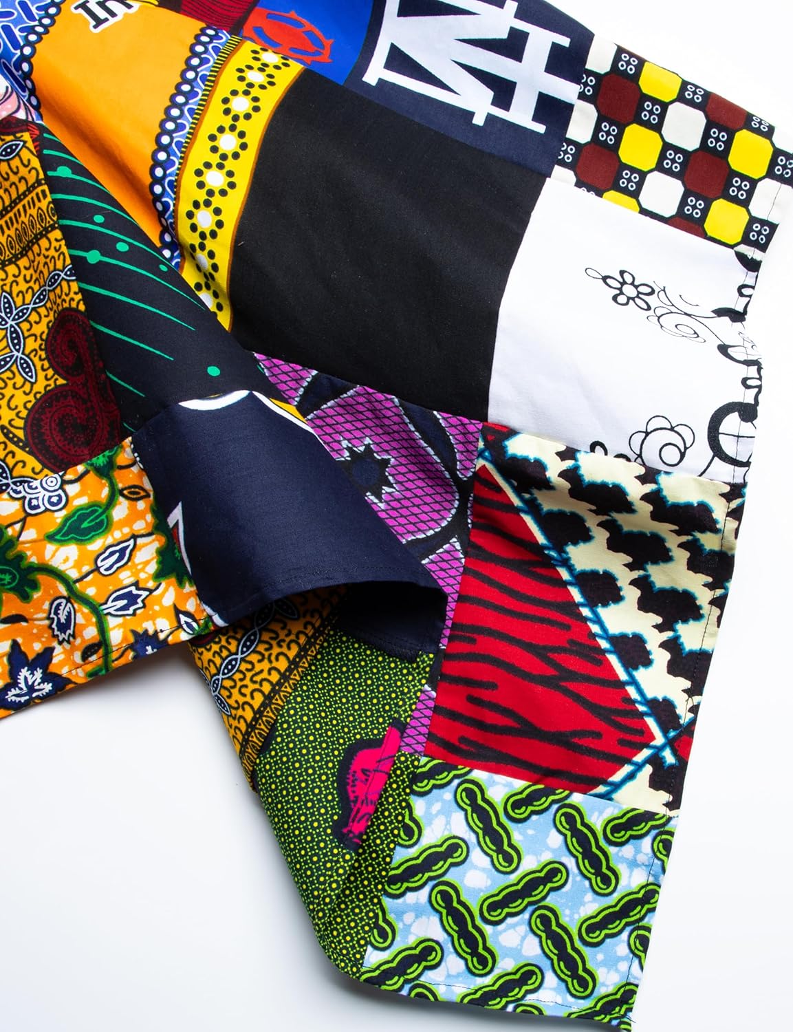 SHENBOLEN Women African Print Dress Ankara Wax Cloth Belt Wedding Dresses - Image 6