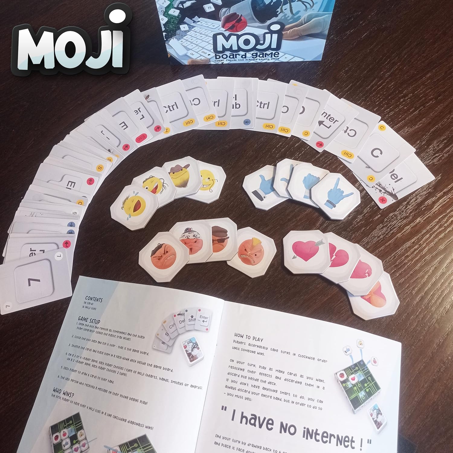 Buy MOJI Board Game Hyper Casual Family Board Game for 2 to 4