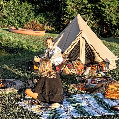 Miniatura 6 de WHITEDUCK Regatta - Tienda de campaña de lona con StoveJack, impermeable, 4 estaciones de lujo para acampar y glamping Yurt Tent al aire libre