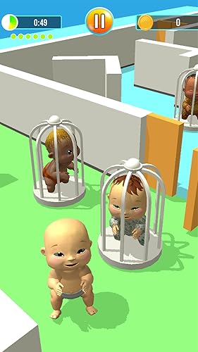 Onde está o bebê travesso, divertido, esconde-esconde e procura o simulador de papai: encontre seus