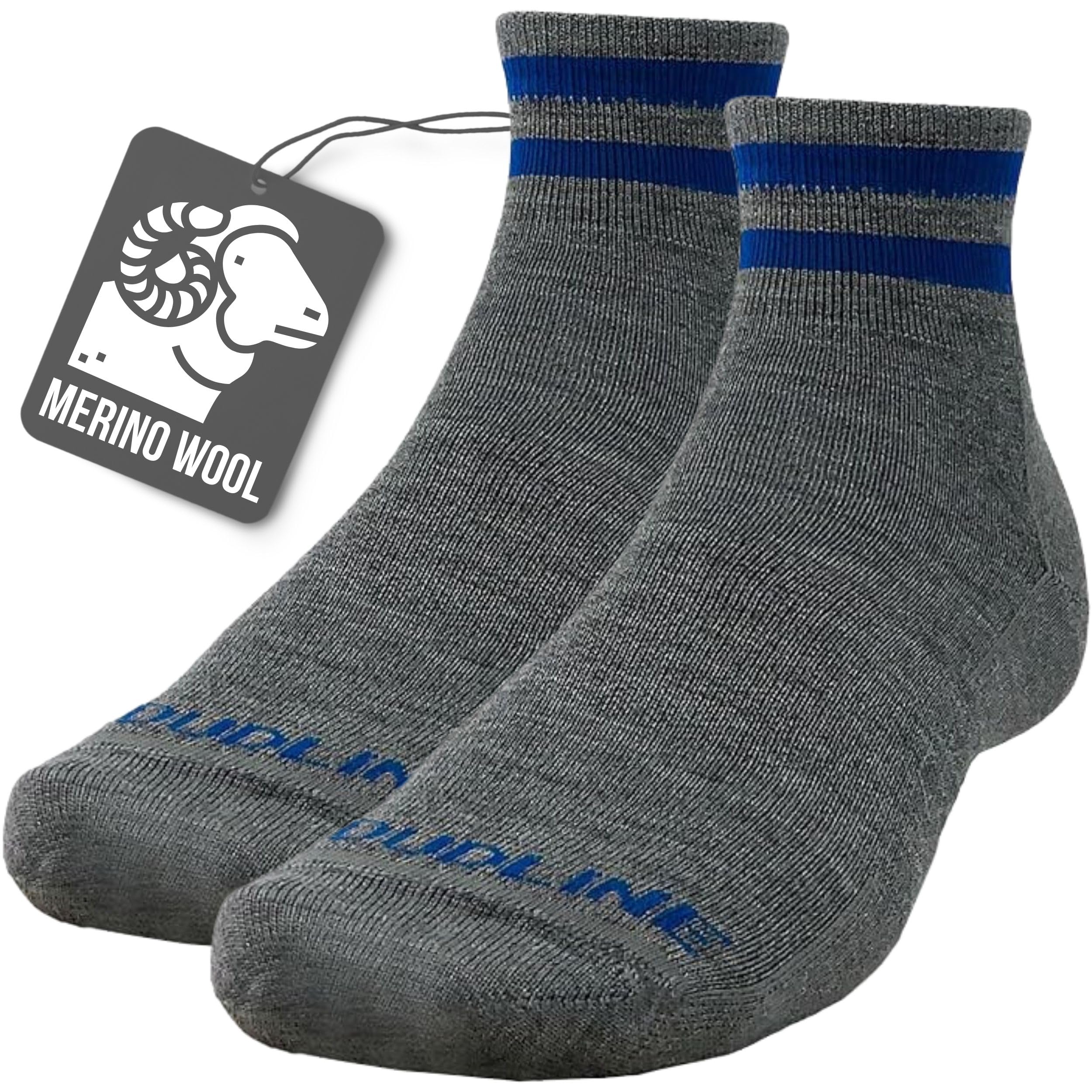 CloudLine Calcetines Quarter Crew-Ultraligeros Correr para Hombre