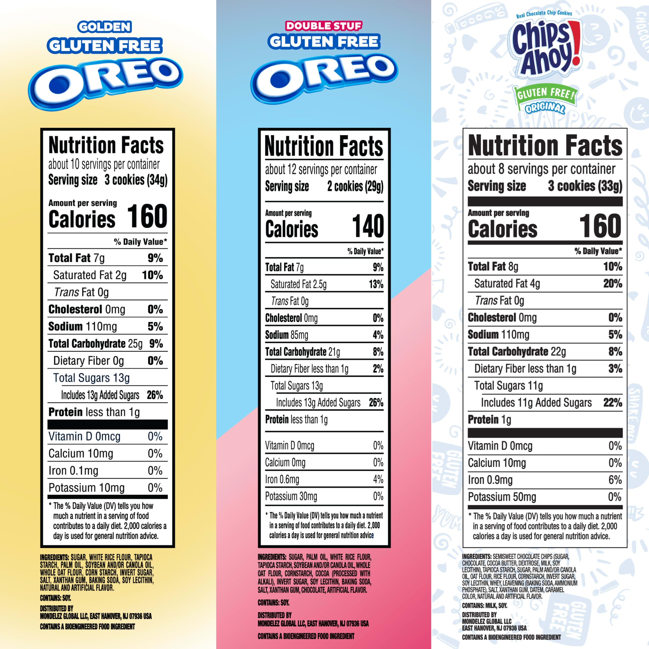 EPK 33.86Z OREO/CA GF COOKIE VP 3CT | OREO Double Stuf, Oreo Golden, CHIPS AHOY! Galletas con chispas de chocolate
