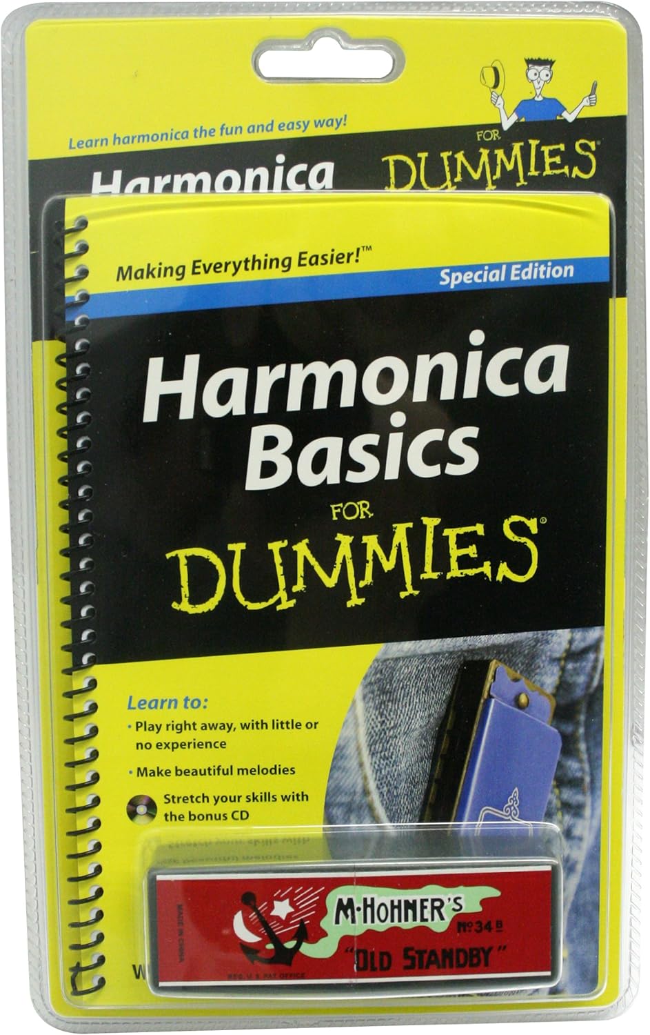 For Dummies Harmonica Basics Instructional Pack Amazon.co.uk Musical