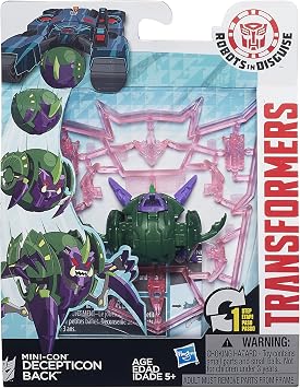 Transformers Robots in Disguise Minicon Decepticon Back Action Figure